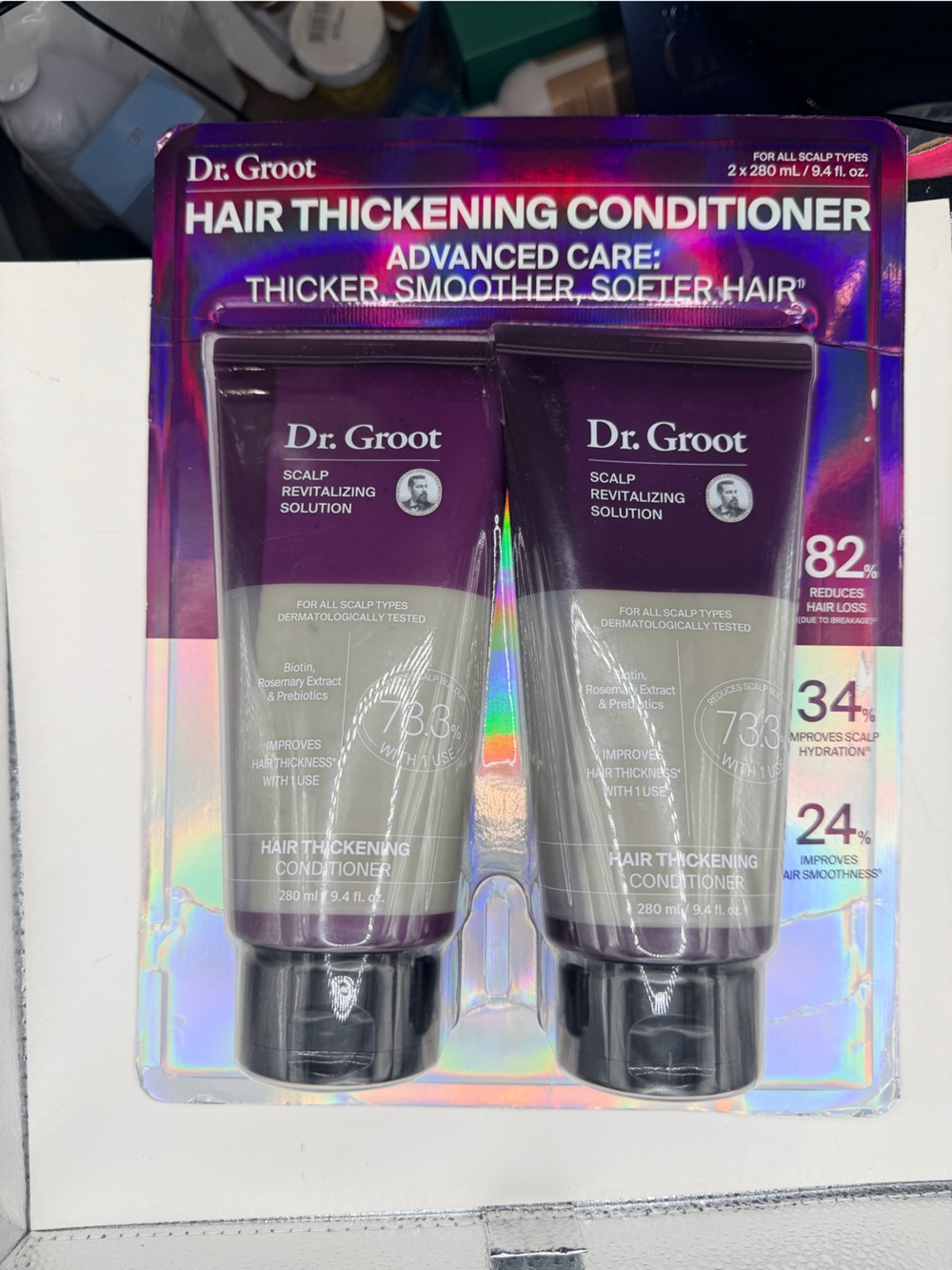 Purple Hair Thickening Conditioner Duo - Scalp Revitalizing